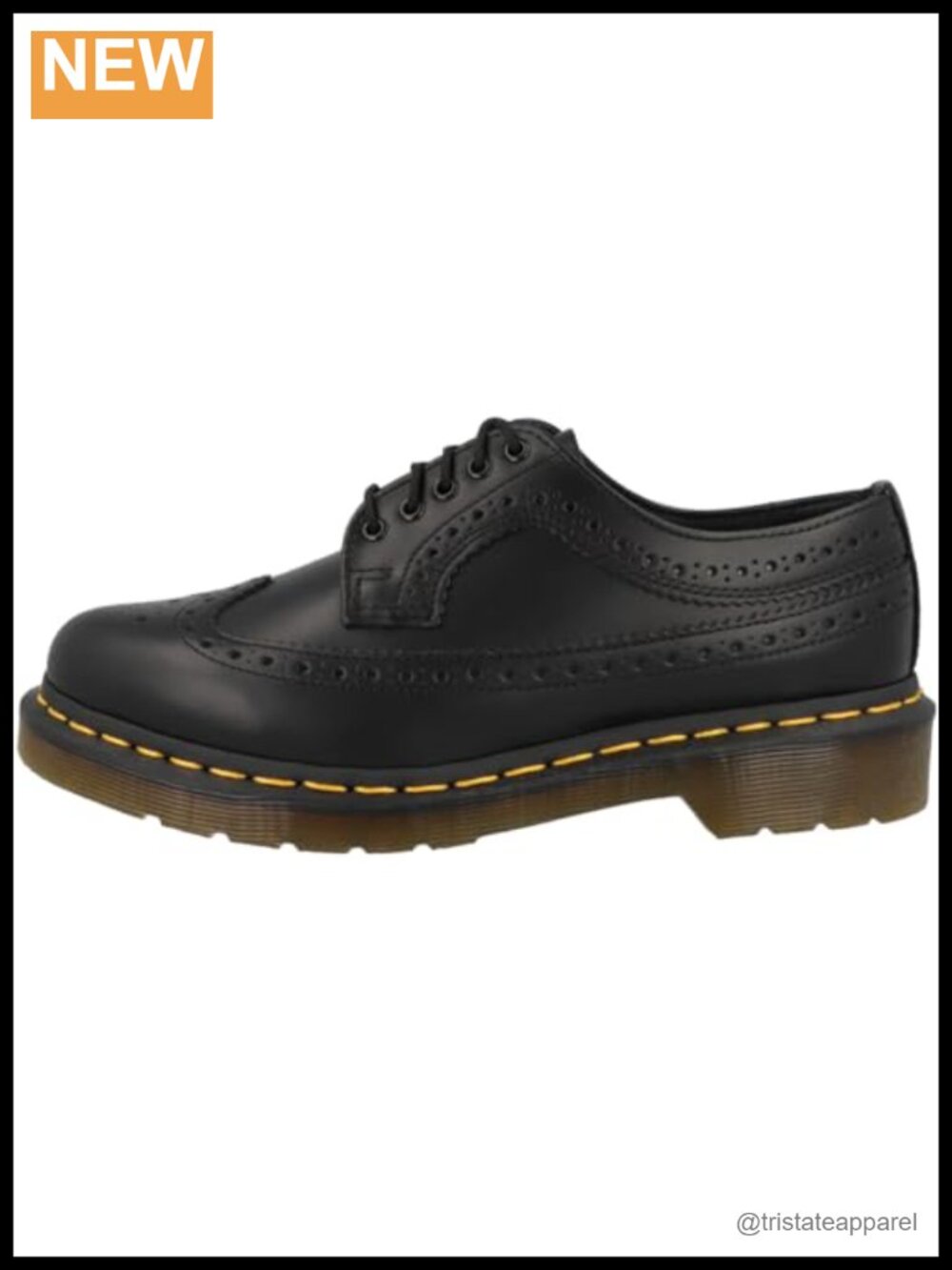Dr. Martens 3989 5-Eyelet Leather Oxford Shoes Wingtip Brogue